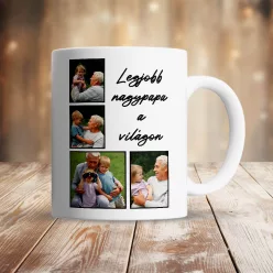 Bögre Nagypapának - Egyedi fényképekkel