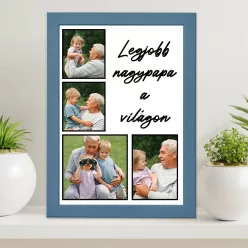 Falikép Nagypapának - Egyedi fényképekkel
