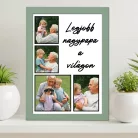 Falikép Nagypapának - Egyedi fényképekkel