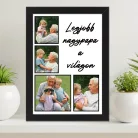 Falikép Nagypapának - Egyedi fényképekkel