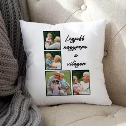 Párna Nagypapának - Egyedi fényképekkel