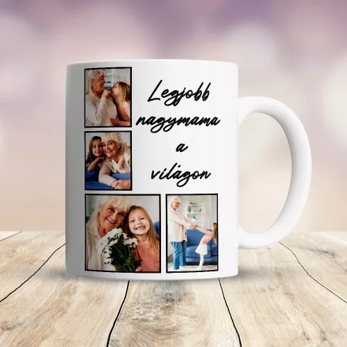 Fényképes_Bögre_Nagymamának_Egyedi_Ajándék_Ötlet