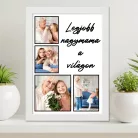 Falikép Nagymamának - Egyedi fényképekkel