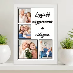 Falikép Nagymamának - Egyedi fényképekkel
