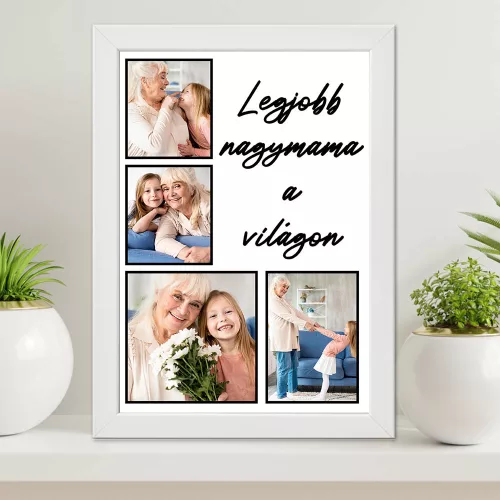 Falikép Nagymamának - Egyedi fényképekkel