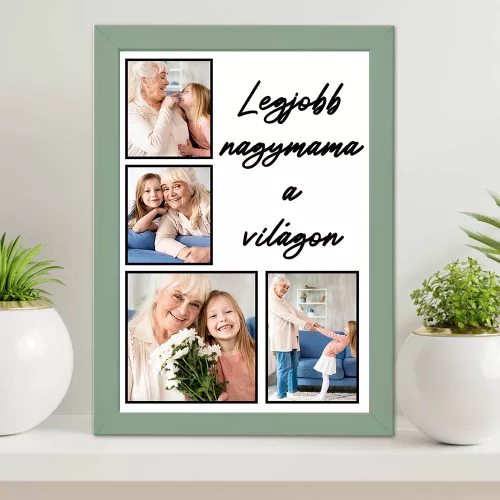 Falikép Nagymamának - Egyedi fényképekkel