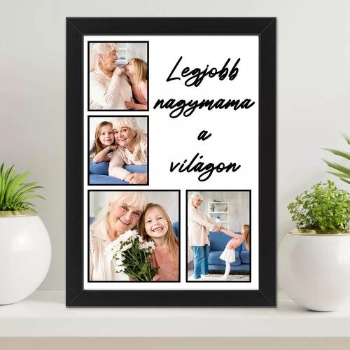 Falikép Nagymamának - Egyedi fényképekkel