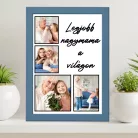 Falikép Nagymamának - Egyedi fényképekkel