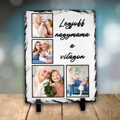 Kőlap Nagymamának - Egyedi fényképekkel