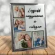 Üvegfotó Nagymamának - Egyedi fényképekkel