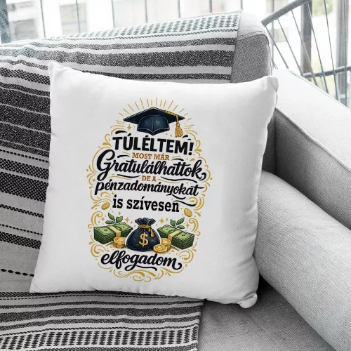 "Túléltem!" – Vicces Ballagási Párna