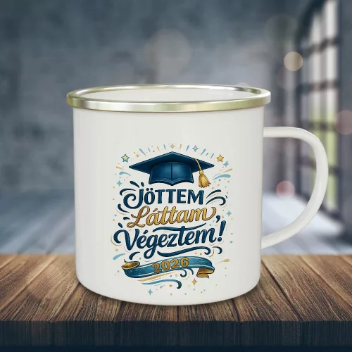  "Jöttem, Láttam, Végeztem!" – Vicces Férfi Ballagási Bögre