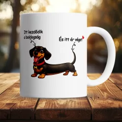 Tacsis_bögre_Ajándék_kutyabarátoknak_Boldogság