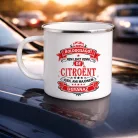 Autós feliratos bögre - Citroen rajongóknak