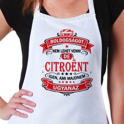 Autós feliratos kötény - Citroen rajongóknak