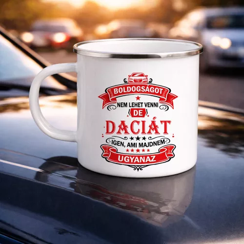 Autós feliratos bögre - Dacia rajongóknak