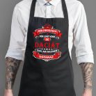 Autós feliratos kötény - Dacia rajongóknak