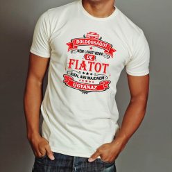 Autós feliratos póló - Fiat rajongóknak