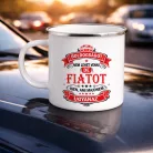 Autós feliratos bögre - Fiat rajongóknak