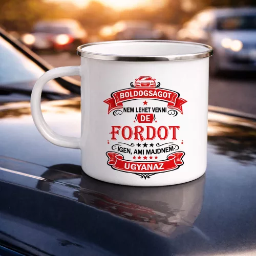 Autós feliratos bögre - Ford rajongóknak