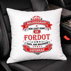 Autós feliratos párna - Ford rajongóknak