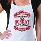 Autós feliratos kötény - Honda rajongóknak