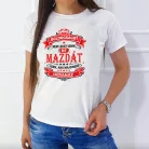 Autós feliratos női póló - Mazda rajongóknak