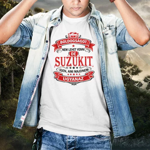 Autós feliratos póló - Suzuki rajongóknak