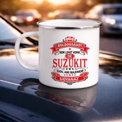 Autós feliratos bögre - Suzuki rajongóknak