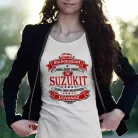 Autós feliratos női póló - Suzuki rajongóknak