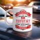 Autós feliratos bögre - Toyota rajongóknak