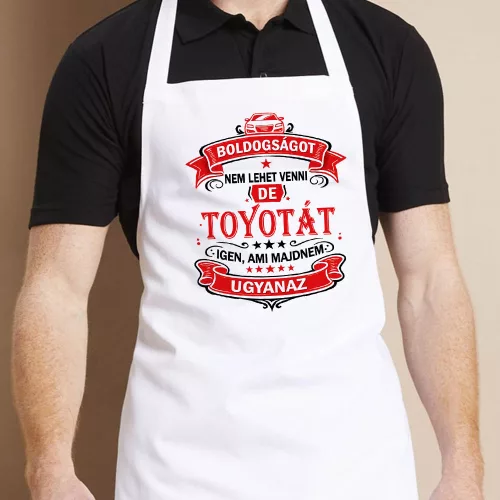 Toyotás_kötény_Boldogságot_nem_lehet_venni