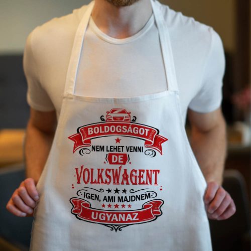 Autós feliratos kötény - Volkswagen rajongóknak