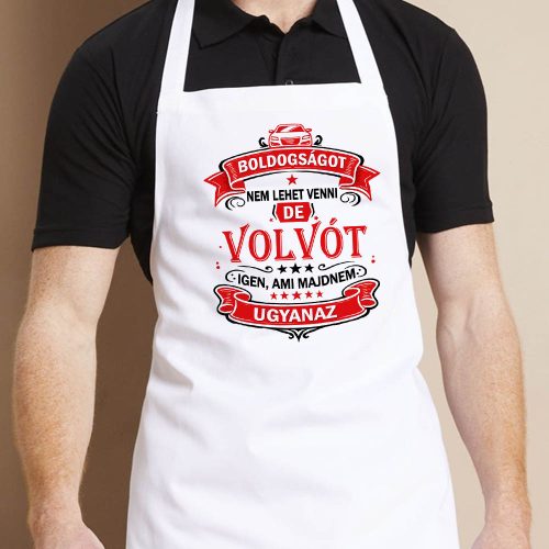 Autós feliratos kötény - Volvo rajongóknak