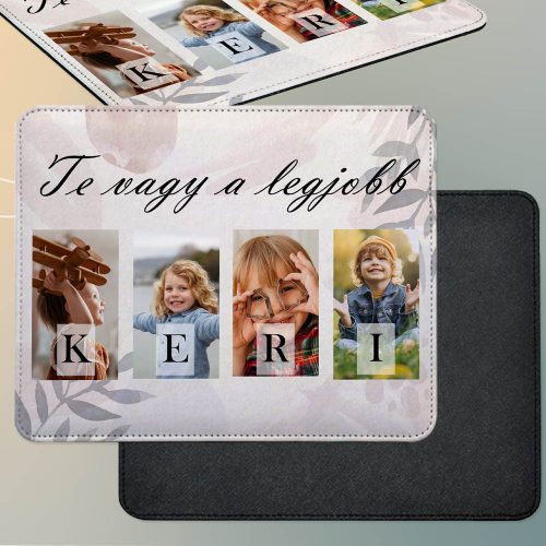 Fényképes egérpad 4 saját fotóval – Keresztszülőknek