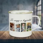 Fényképes PAPA bögre 4 saját fotóval – Személyre szabott ajándék