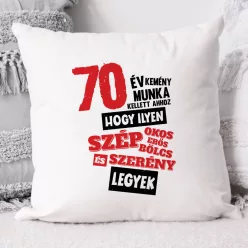   Egyedi évszámos szülinapos párna - Szép, szerény legyek