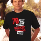 Egyedi évszámos szülinapos póló - Szép, szerény legyek