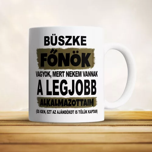 Humoros Bögre főnöknek - Legjobb alkalmazottaim