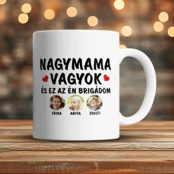 Nagymama_brigádja_bögre_Fotóval_és_névvel