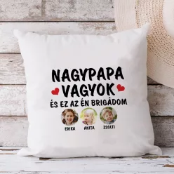 Fényképes párna nagypapának - Az én brigádom