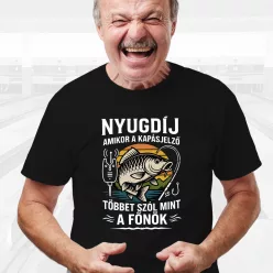 Nyugdíjas_kapásjelző_póló_Horgász_ajándék