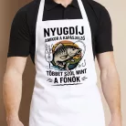Nyugdíjas pecás kötény - Kapásjelző több szól