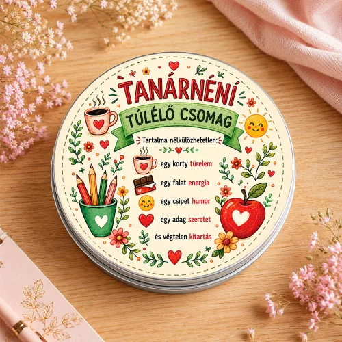 Tanárnéni_túlélő_csomag_Szív_alakú_fémdoboz_ballagásra