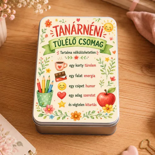 Fémdoboz tanárnéninek - Túlélő csomag