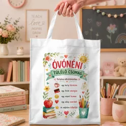 Vászontáska óvónéninek- Túlélő csomag