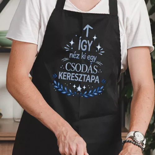 Keresztapás kötény - Csodás Keresztapa