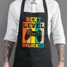 Next_Level_kötény_Születésnapi_gamer_ajándék
