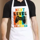 Next_Level_kötény_Születésnapi_gamer_ajándék