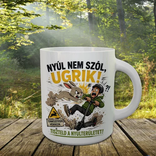 Vicces rolleres bögre - Nyúl nem szól, UGRIK